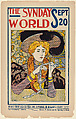 The Sunday World, September 20th, F. Gilbert Edge American, Letterpress