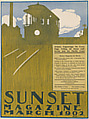 Sunset Magazine, March, Henry Patrick Raleigh American, Relief