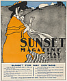 Sunset Magazine, May, Henry Patrick Raleigh American, Lithograph and relief