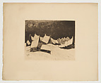 Snow in Picardie (La Neige en Picardie), Dr. Paul Gachet, Etching, aquatint, and drypoint on laid paper