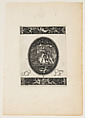 Oval Watch Case with a Wrestling Match, from a Series of Six Designs for Watch Cases, Antoine Jacquard  French, Blackwork and engraving