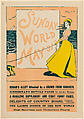 The Sunday World, May 31st, Anonymous, American, 19th century American, Letterpress