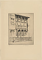 Doorway and Balcony at Number 7 East 19th Street, New York City, Anne Goldthwaite American, Etching