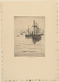 New York Harbor, Anne Goldthwaite American, Etching