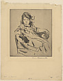 Bébé von Knapitsch, Anne Goldthwaite American, Drypoint