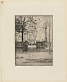 Rue du Val de Grâce, Anne Goldthwaite American, Etching and drypoint