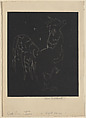 Cock Crow I, from "Night Series", Anne Goldthwaite  American, Lithograph