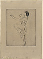 Un Moment Musical - Shubert (No. 2), Anne Goldthwaite  American, Drypoint