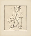 Cello (No. 1), Anne Goldthwaite American, Etching