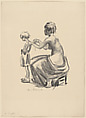 Her Daughter, Anne Goldthwaite American, Lithograph
