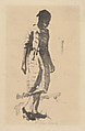 Young Negress, Anne Goldthwaite  American, Lithograph