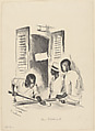 Pool Room, Anne Goldthwaite American, Lithograph