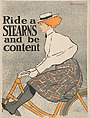 Ride a Stearns and Be Content, Edward Penfield American, Lithograph