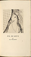 Éventail, Marie Laurencin (French, Paris 1883–1956 Paris), Illustrations: etching