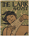 The Lark, August, Florence Lundborg  American, Woodcut