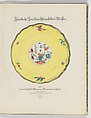 Sample Book of Asian-inspired Porcelain Patterns from the Staatliche Porzellan Manufaktur Meißen, Offizin Drugulin (Leipzig, 1866-present), Etched title page and 41 hand-colored etched plates, some heightened with gold