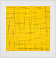 MAB: (Etching II) 1971 Yellow, 2016, McArthur Binion  American, Color aquatint with hardground etching