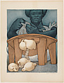 Plate 2: Kava ceremony (Qaravi Yaqona), Jean Charlot  French, Color lithograph