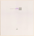 Up, to 7, Richard Tuttle (American, born Rahway, New Jersey, 1941), Aquatint