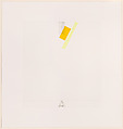 Up, to 7, Richard Tuttle (American, born Rahway, New Jersey, 1941), Aquatint