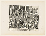 The Book of Law Read before the People, Claes Jansz. Visscher  Dutch, Engraving