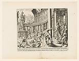 The Destruction of the Temple of Ashtoreth, Chemosh, and Milcom, Claes Jansz. Visscher  Dutch, Engraving