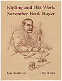 November Book Buyer, Kipling and His Work, Fletcher C. Ransom  American, Lithograph