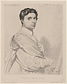 Portrait of J.A. Ingres, Léopold Flameng French, Etching