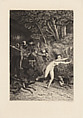 L'Enfer des Beautés Cruelles, plate 5 from "The Decameron", Léopold Flameng French, Etching