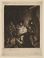 Les Pillards, Léopold Flameng French, Etching