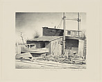 Marine Railway, William Hicks American, Lithograph