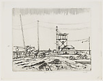 Road Builders, William Hicks American, Etching