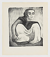 The seated woman, from 'Estampas de Yucatán' (1946), Alfredo Zalce Mexican, Lithograph