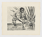 A Henequén worker, from 'Estampas de Yucatán' (1946), Alfredo Zalce Mexican, Lithograph