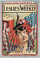 Leslie's Weekly, July 4, 1901, Florence Lord-Boughton American, Lithograph