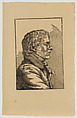 Self-Portrait (Caspar David Friedrich), Christian Friedrich German, Woodcut on wove paper