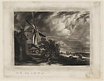 Mill near Colchester, David Lucas  British, Mezzotint