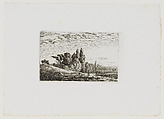 Footpath with a Bridge, Caspar David Friedrich German, Etching on wove paper (only state)