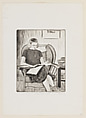 High School Senior, William Hicks American, Etching