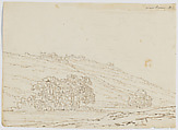 Near Rome, Richard Cooper II British, Scottish, Pen and iron gall ink over graphite