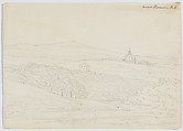 Near Rome, Richard Cooper II British, Scottish, Graphite
