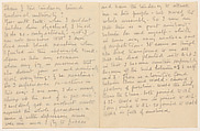 "Face the two women..." (page of notes), Herbert E. Crowley (British, Eltham, Kent 1873–1937 Ascona, Switzerland), Graphite