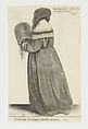 Brabant Noblewoman (Nobilis Mulier Brabantica), Wenceslaus Hollar  Bohemian, Etching and engraving; second state of two