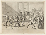 The Martyrdom of Saint Andrew, Carlo Maratti Italian, Etching