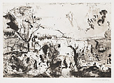 Untitled, Cecily Brown British, Etching with aquatint, drypoint, and softground etching
