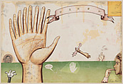 Hand of Power, Enrique Chagoya  American, Lithograph, litho-engraving and woodcut