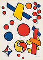Alphabet Surtout O, Alexander Calder  American, Color lithograph