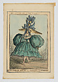The Fashion Behind but not Behind the Fashion: 1829–T'is Thus to Follow the Mode, William Heath ('Paul Pry')  British, Hand-colored etching