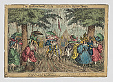 The Horticultural Fate–dedicated to the Rainer Family, William Heath ('Paul Pry')  British, Hand-colored etching