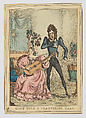 Hope Told a Flattering Tale, William Heath ('Paul Pry')  British, Hand-colored etching